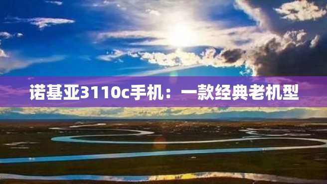 诺基亚3110c手机:一款经典老机型 诺基亚3110c手机:一款经典老机型