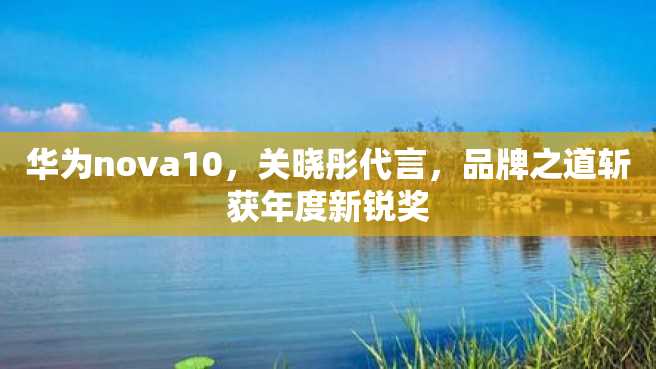 华为nova10,关晓彤代言,品牌之道斩获年度新锐奖 华为nova10,关晓彤代言,品牌之道斩获年度新锐奖