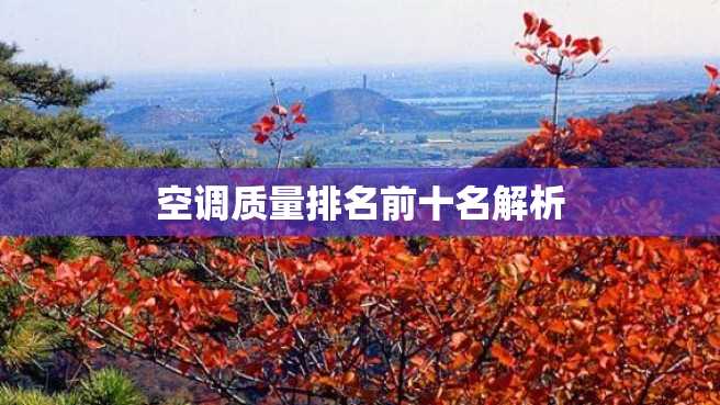 空调质量排名前十名解析 空调质量排名前十名解析