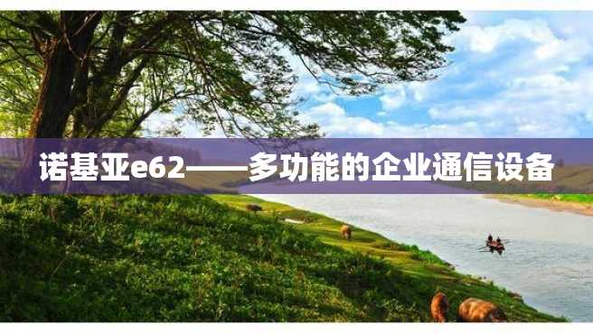 诺基亚e62——多功能的企业通信设备 诺基亚e62——多功能的企业通信设备