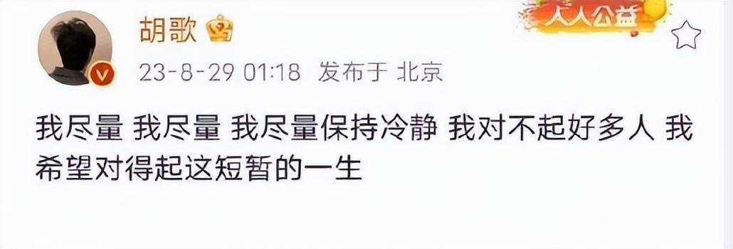 胡歌删博后发自拍引热议 明星可以把微博当朋友圈发吗?