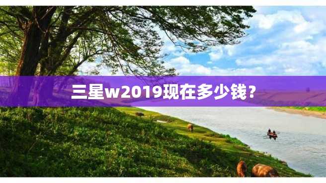 三星w2019现在多少钱? 三星w2023现在多少钱?