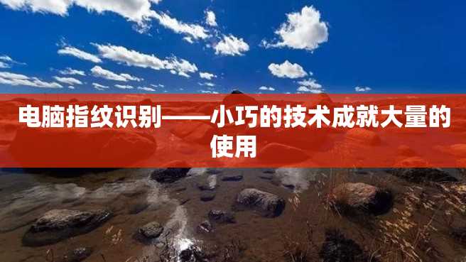 电脑指纹识别——小巧的技术成就大量的使用