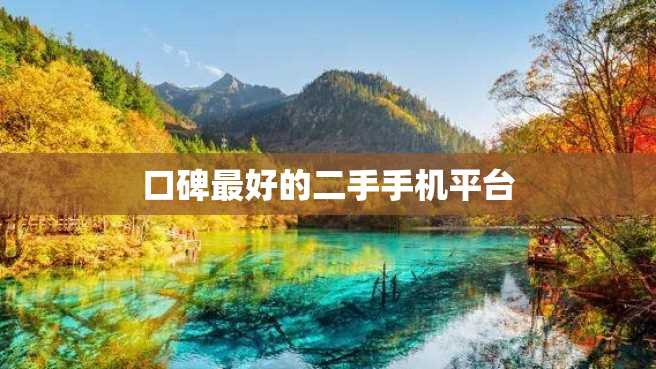 口碑最好的二手手机平台 口碑最好的二手手机平台