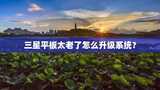 三星平板太老了怎么升级系统? 三星平板太老了怎么升级系统?