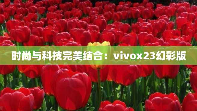 时尚与科技完美结合:vivox23幻彩版 时尚与科技完美结合:vivox23幻彩版