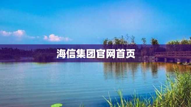 海信集团官网首页 海信集团官网首页