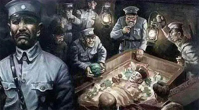 孙殿英盗墓时遗弃一物 世界上独一无二 单单装饰就值16万两