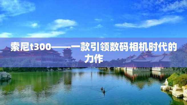 索尼t300——一款引领数码相机时代的力作