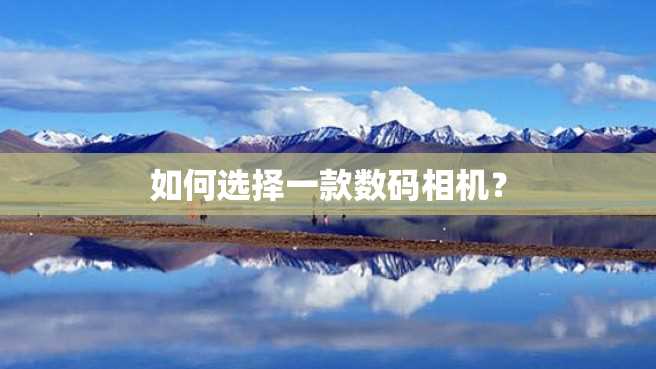 如何选择一款数码相机? 如何选择一款数码相机?