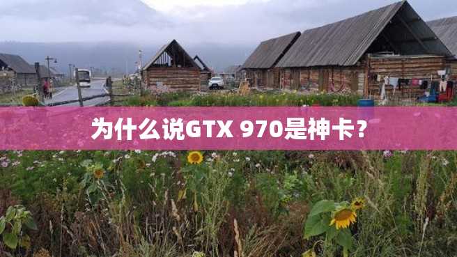 为什么说GTX 970是神卡? 为什么说GTX 970是神卡?