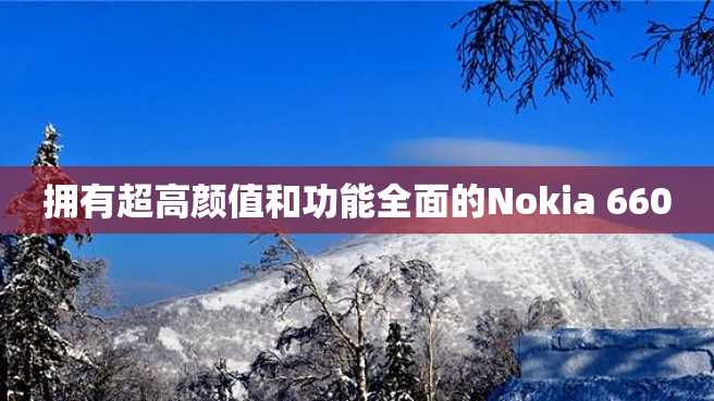 拥有超高颜值和功能全面的Nokia 6600 拥有超高颜值和功能全面的Nokia 6600