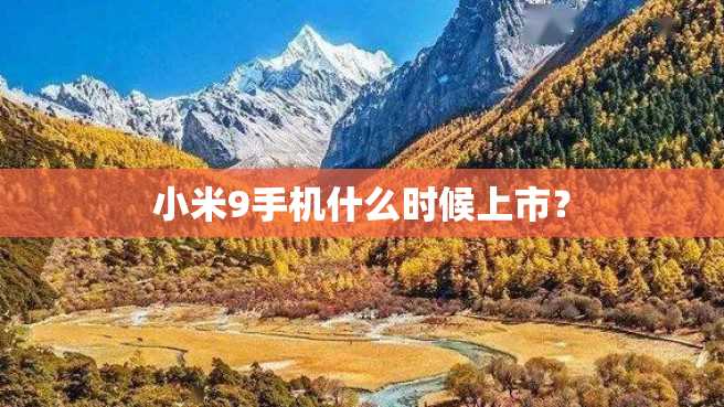 小米9手机什么时候上市? 小米9手机什么时候上市?