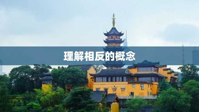 理解相反的概念 理解相反的概念