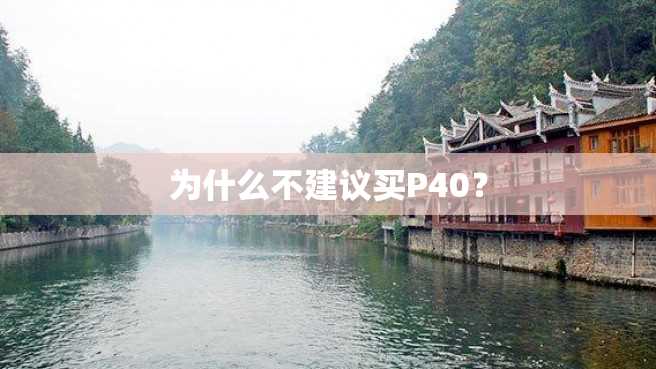 为什么不建议买P40? 为什么不建议买P40?