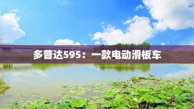 多普达595:一款电动滑板车 多普达595:一款电动滑板车