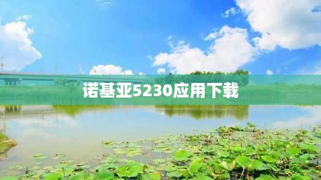诺基亚5230应用下载 诺基亚5230应用下载
