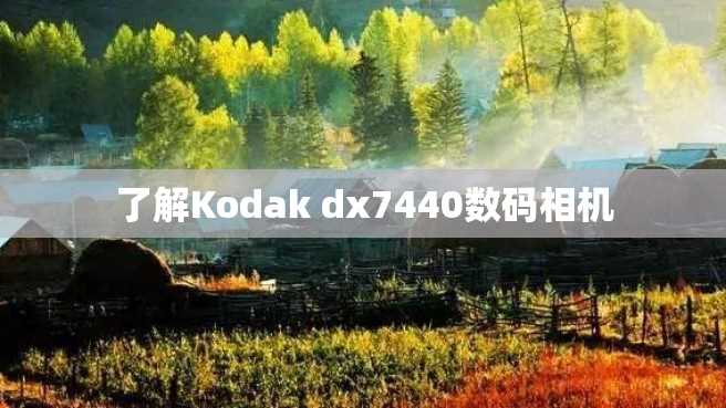了解Kodak dx7440数码相机