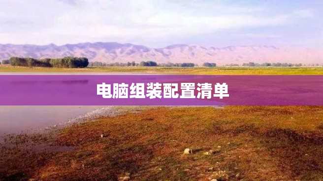 电脑组装配置清单 电脑组装配置清单