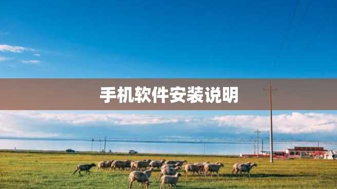 手机软件安装说明 手机软件安装说明