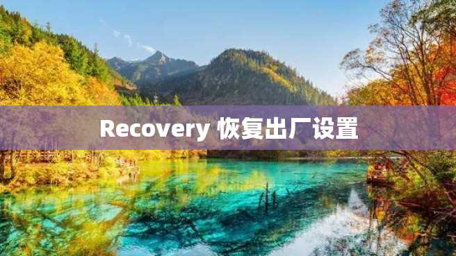 Recovery 恢复出厂设置