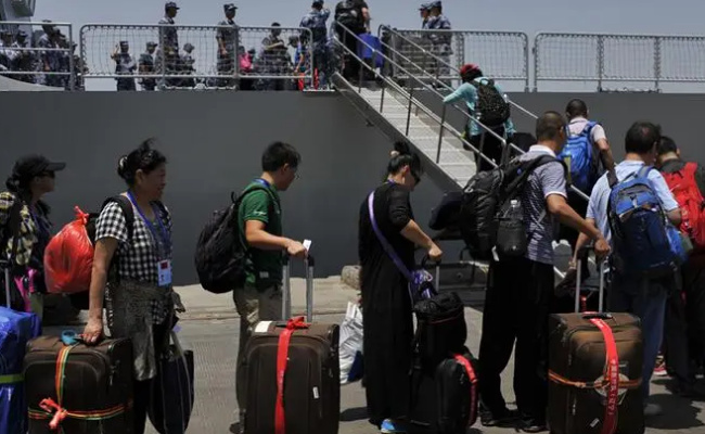 ​为何中使馆建议在以中国公民回国或离境