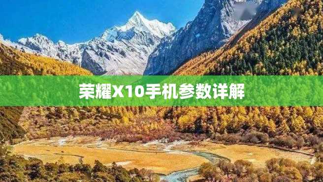 荣耀X10手机参数详解 荣耀X10手机参数详解