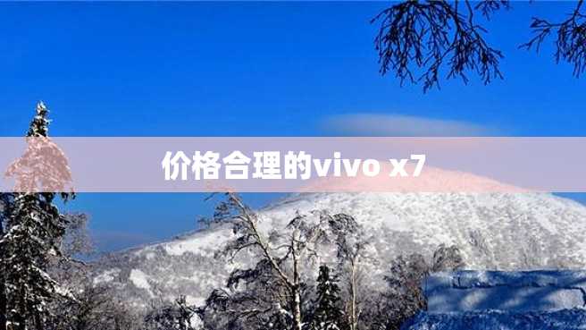价格合理的vivo x7 价格合理的vivo x7