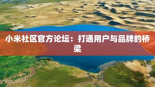 小米社区官方论坛:打通用户与品牌的桥梁 小米社区官方论坛:打通用户与品牌的桥梁