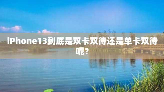 iPhone13到底是双卡双待还是单卡双待呢? iPhone13到底是双卡双待还是单卡双待呢?