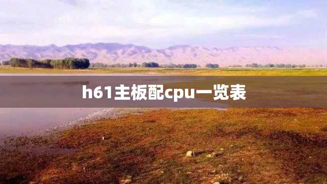 h61主板配cpu一览表 h61主板配cpu一览表