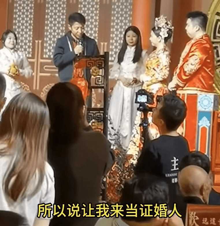 撒贝宁现身外甥婚礼客串主持 司仪界的当红炸子鸡,引爆全场气氛!