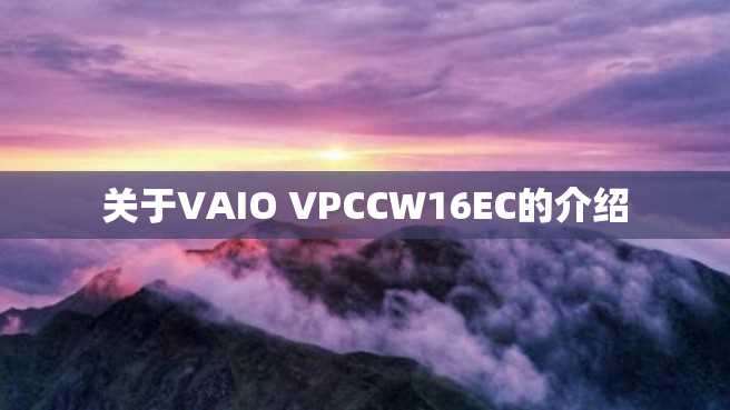 关于VAIO VPCCW16EC的介绍