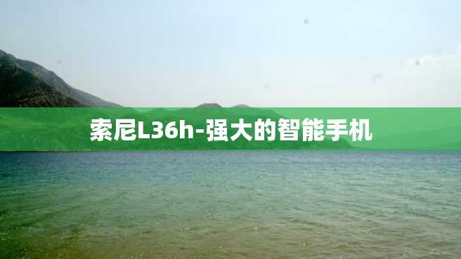 索尼L36h-强大的智能手机
