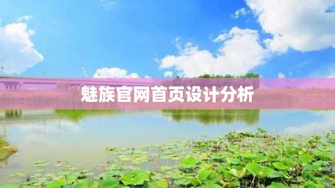 魅族官网首页设计分析