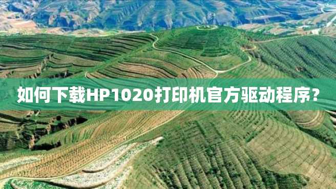 如何下载HP1020打印机官方驱动程序? 如何下载HP1020打印机官方驱动程序?