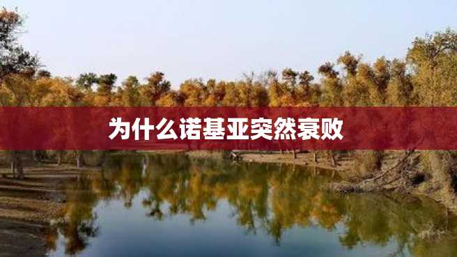 为什么诺基亚突然衰败 为什么诺基亚突然衰败
