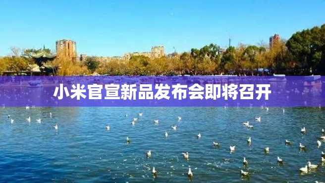 小米官宣新品发布会即将召开 小米官宣新品发布会即将召开