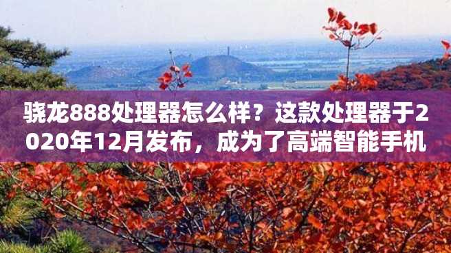 骁龙888处理器怎么样?这款处理器于2020年12月发布,成为了高端智能手机市场中最为受欢迎的处理器之一。下面我们来了解一下它的特点和优势。 骁龙888处理器怎么样?这款处理器于2023年12月发布,成为了高端智能手机市场中最为受欢迎的处理器之一。下面我们来了解一下它的特点和优势。