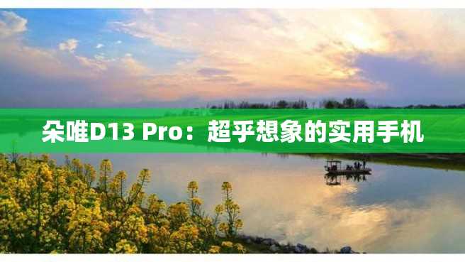 朵唯D13 Pro:超乎想象的实用手机 朵唯D13 Pro:超乎想象的实用手机