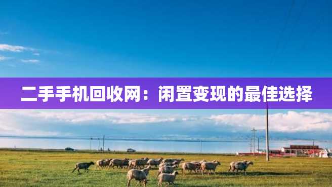 二手手机回收网：闲置变现的最佳选择