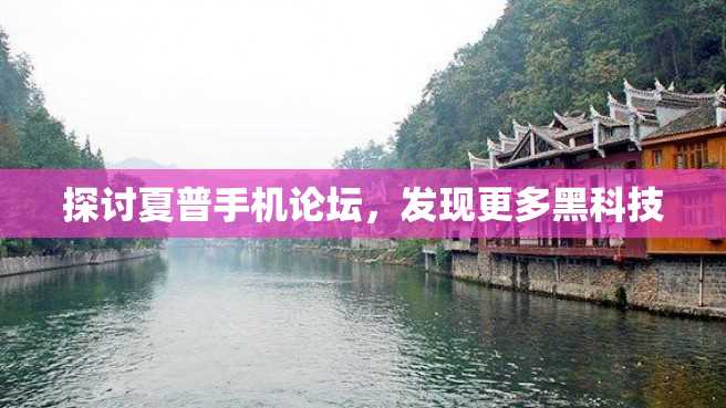 探讨夏普手机论坛,发现更多黑科技 探讨夏普手机论坛,发现更多黑科技