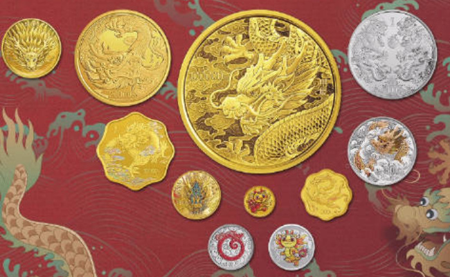 2024中国甲辰(龙)年贵金属纪念币今天发行 有哪价值