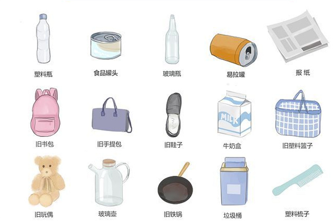 可回收垃圾有什么 哪些废品可以回收