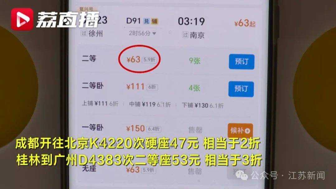 春运火车票低至2折?还有1元的!12306加大春运优惠力度 火车票“打到骨折”