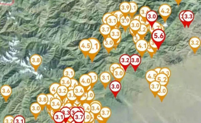 新疆克孜勒苏州发生5.7级地震了吗