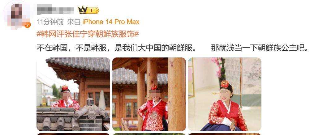 韩网评张佳宁穿朝鲜族服饰 蛮不讲理引官媒发文力挺