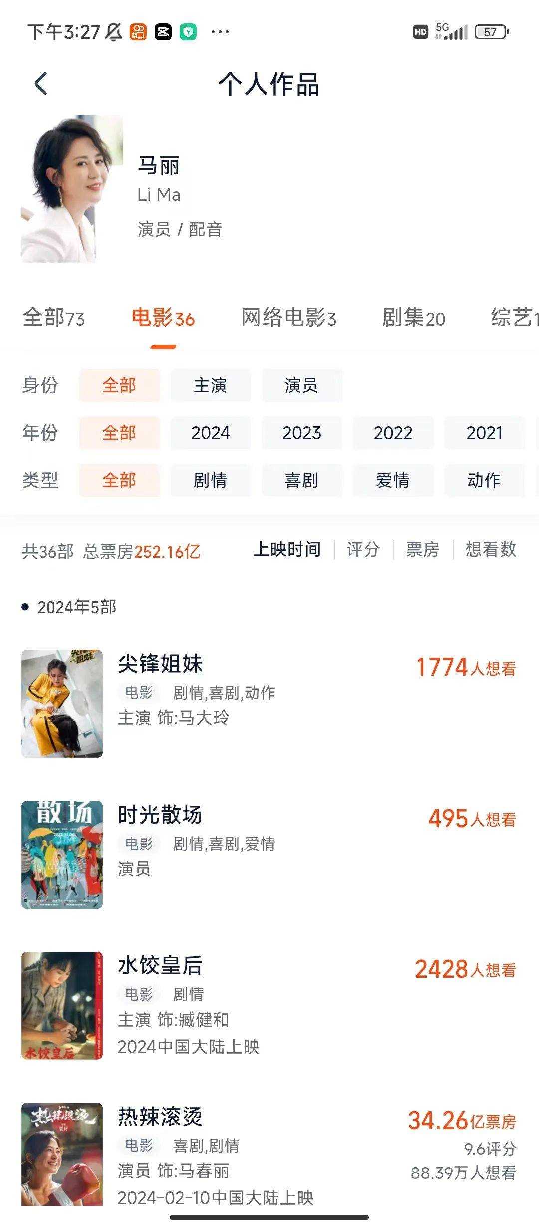 影坛再添传奇!贾玲个人票房破100亿 和张小斐影后成双