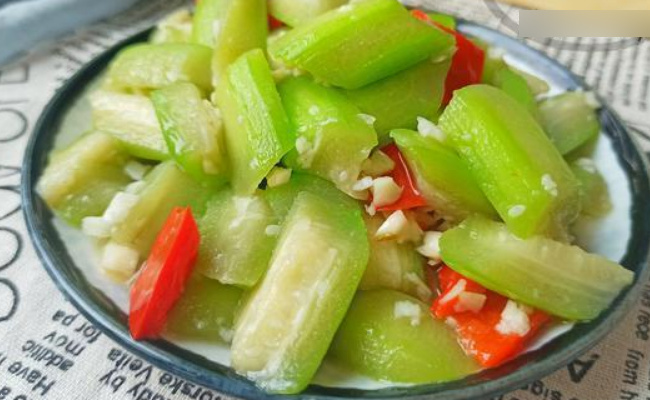 ​丝瓜可以做凉拌菜吗，要怎么做