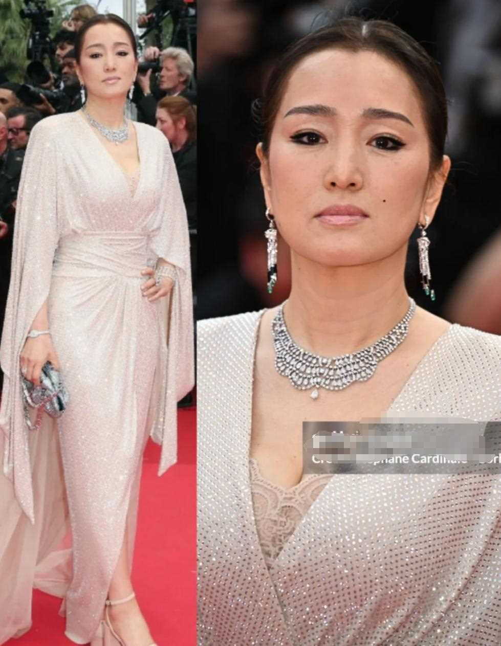 关晓彤亮相戛纳红毯 一袭黑天鹅高定艳压群芳